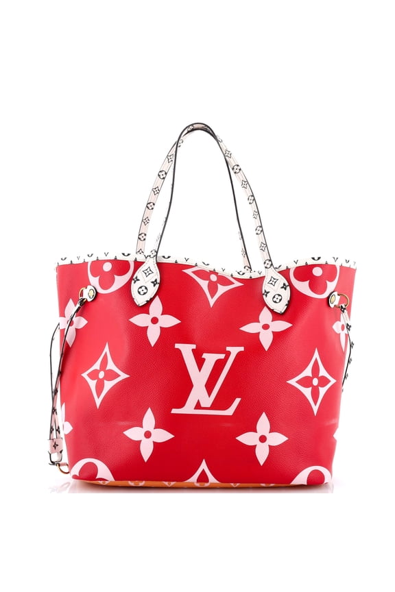 Pre-Owned Neverfull NM Tote Limited Edition Colored Monogram Giant MM By Rebag