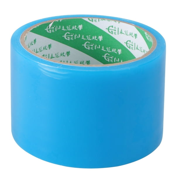 EeaseMX Cinta de reparación para invernaderos, 6,9 cm x 10 m, parche de plástico transparente, adhesivo para exteriores (azul)