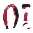 thumbnail image 3 of Unique Bargains 1 Pc Fashion Feather Pattern Headbands for Women Red, 3 of 6