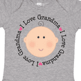 thumbnail image 4 of Inktastic I Love Grandma Baby Shower Boys or Girls Baby Bodysuit, 4 of 5