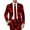 Hot Pink, variant on toraway Men Suit Jacket Grey Men's Fashion Casual Buckle Printed Single Fashion Soft Work Formal Warm Casual Tops XXXL