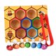 thumbnail image 5 of Ni?os Montessori Clip Juguete De Abeja Peque?a Música Inteligencia De Madera Juguete De Cognición Sunnimix Montessori Clip Small Bee Game, 5 of 8