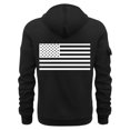 thumbnail image 4 of Sudadera con capucha para hombre, informal, con estampado, deportiva, de manga larga, blusa de poliéster, 4 of 4
