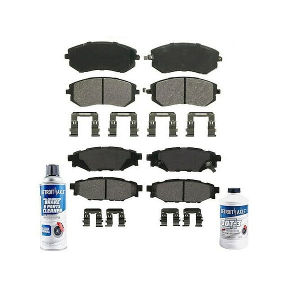Brake Pad Set - Compatible with 2005 - 2013 Subaru Outback 2006 2007 2008 2009 2010 2011 2012
