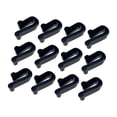 thumbnail image 2 of 12 piezas de clips de silicona para horno, protectores de sartenes, clips protectores universales resistentes de grado alimenticio para utensilios de negro, 2 of 8