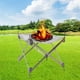 thumbnail image 3 of Parrilla para acampar al aire libre Fogata Fogata plegable Fogata de montaje rápido Chimenea de leña Hogueras para viajar Patio Fiestas Camping kusrkot Parrilla para fogatas al aire libre, 3 of 8