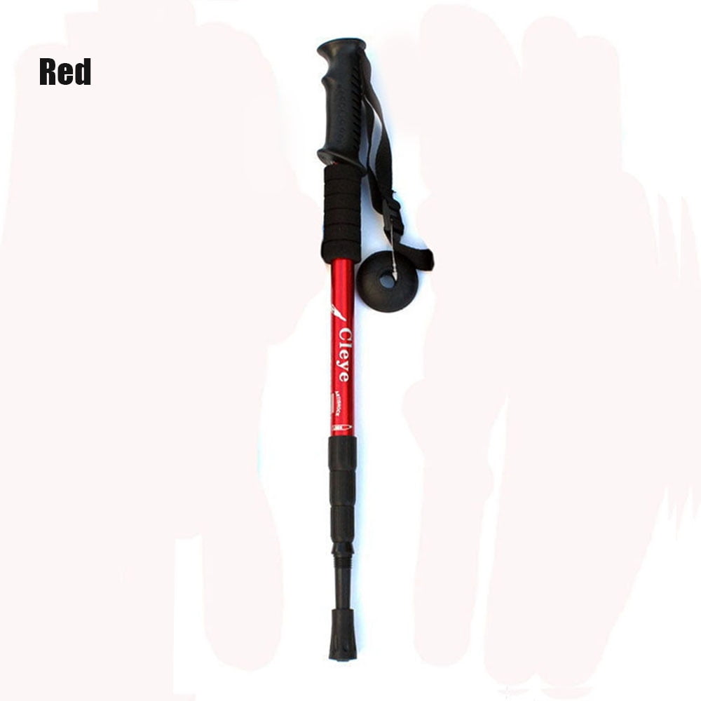 1PC Anti Shock Nordic Walking Sticks Telescopic Trekking Hiking Poles Ultralight Walking Canes