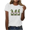 thumbnail image 2 of Women St Patrick's Day Clover Raglan Color Block T-Shirt Blessed Irish Short Sleeve Shirt Shamrock Graphic Tee Tops, 2 of 8