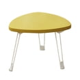 thumbnail image 2 of Foldable Small Round Wood Side Table with Double Layer Storage for Sofa Bedroom and Balcony, 2 of 6