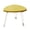 Yellow, variant on Homenest Foldable Small Round Side Table, 2-Tier Wooden Folding Accent Table with Metal Wire Legs, Space Saving Portable Coffee Table for Living Room, Bedroom, Balcony