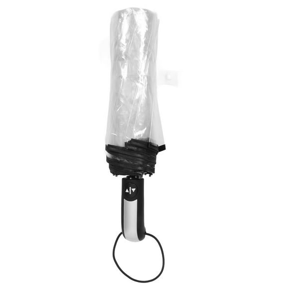 REACHISE Clear Umbrella Portable Transparent Umbrella Automatic Lightweight Folding Easy Carrying Umbrella