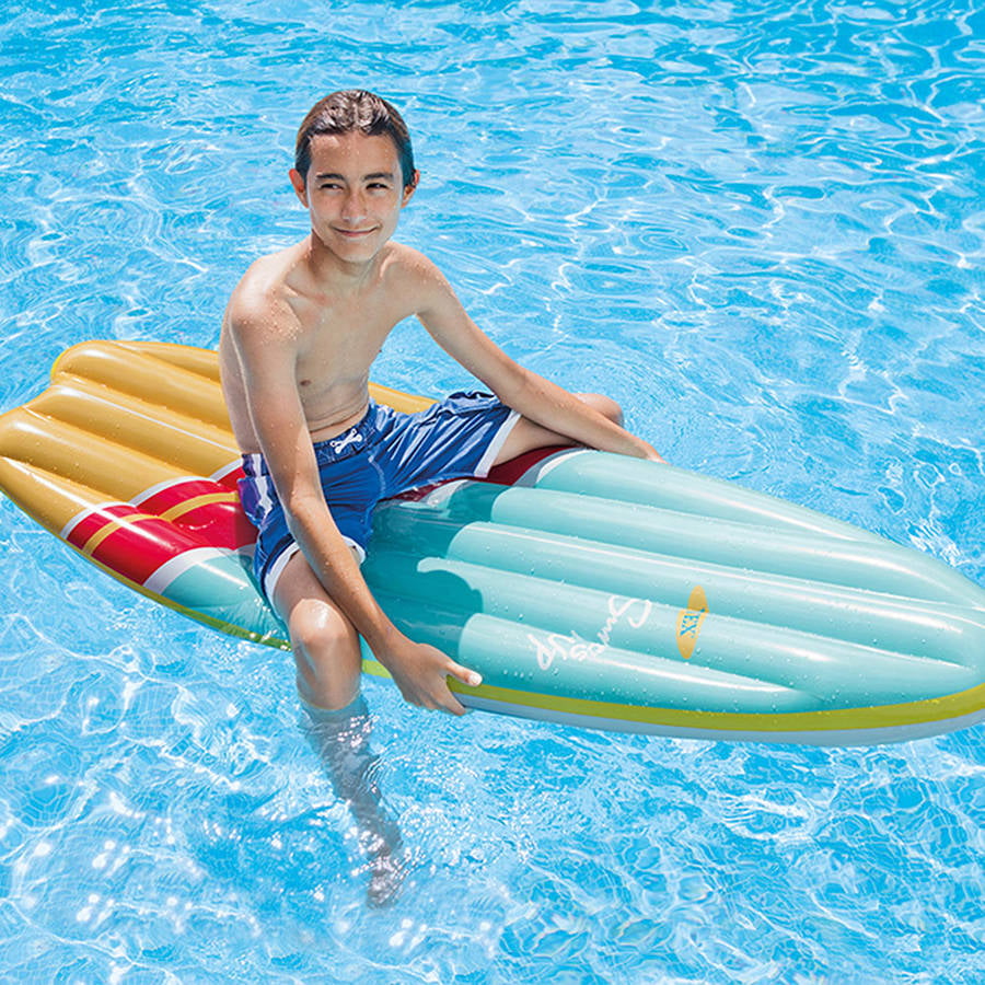 Intex Kids Inflatable Surf Board Pool Sea Beach Ride On Play Toy Swim Float 