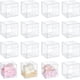 thumbnail image 1 of 24 mini cajas de regalo transparentes de 5 x 5 x 5 cm, de plástico PET transparente, para fiestas, pequeñas cajas de regalo., 1 of 6