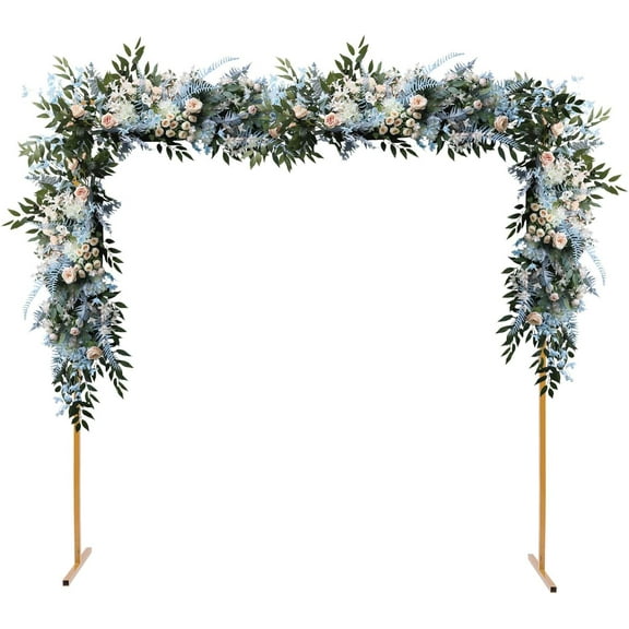 TFCFL 6.6FT x 6.6FT Wedding Arches for Ceremony, Backdrop Stand Square Metal Balloon Arch Stand, Garden Floral Arch Frame Background for Anniversary Birthday Party Bridal Shower Home Decor