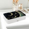 thumbnail image 6 of Crescent Portable PU Leather Jewelry Organizer with Removable Compartment, Bracelet Holder, Earring Organizer, and Jewelry Boxes, 6 of 6