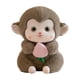 thumbnail image 2 of Muñeco de peluche colgante de mono de melocotón de 22 cm (8,7 pulgadas) para niños y niñas. Ideal como regalo de cumpleaños o para relajarse durante el sueño., 2 of 6