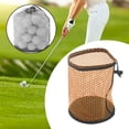 thumbnail image 1 of Bolsa para Pelota de Golf, Bolsa de Red para Pelota de Golf, Accesorio de Golf, Bolsa Porta Pelota de Golf Transpirable Portátil, Bolsa de Golf para J Naranja, 1 of 8