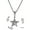 Gold, variant on GKNET Fashion Rotate Five-pointed Star Pendant Necklace Delicate Jewelry 18k Real Gold Plated-Silver
