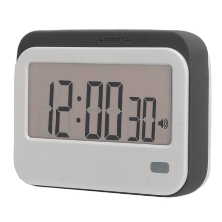 NFTIGB Large Digits Digital Timer Alarm Clock Mute Small Kitchen Timer Grey ( 3 . 54 inches / 9 cm)