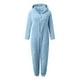 thumbnail image 3 of Puntoco Mujer Manga Larga Con Capucha Mono Pijama Casual Invierno Cálido Rompe Ropa De Dormir Puntoco Puntoco-6639, 3 of 5