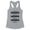 Heather Grey, variant on One Margarita Two Margarita Tank Top Fitted Racerback Women's Large White