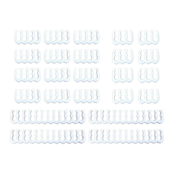 Organizador de pinzas para cables de 6/8/24 pines para PC de 3-3,6 mm blanco