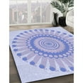 thumbnail image 2 of Ahgly Company Indoor Rectangle Patterned Crocus Purple Area Rugs, 8' x 10', 2 of 6