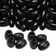thumbnail image 5 of 100 cuentas de madera ovaladas, espaciadoras sueltas, barriles con agujero grande para rastas, collares, pulseras y proyectos de manualidades para el Negro, 5 of 8