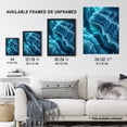 thumbnail image 3 of Artery8 Luminescent Blue Ice Glacier Abstract Canyon For Living Room Extra Large XL Wall Art Poster Print, 3 of 5