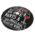 thumbnail image 2 of Kll 30" Christmas Tree Skirt Wine Funny Xmas Tree Skirts Mat For New Year Xmas Holiday Party Indoor Outdoor Home Decoration, 2 of 9