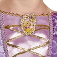 thumbnail image 3 of Disney Tangled Rapunzel Halloween Costume for Children, Girls Size XS (4/5), by Disguise, 3 of 6