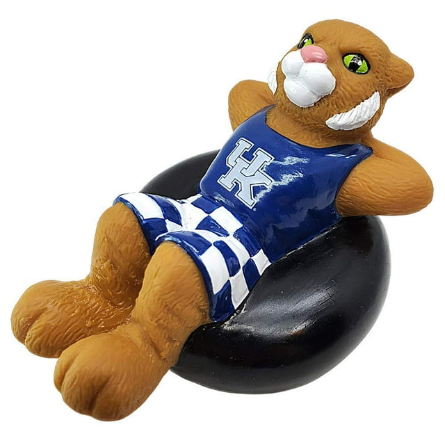 Rubber Tubbers Kentucky Wildcats (The Wildcat) Collegiate Bathtub Toys - Licencia oficial del equipo Ncaa Mascotas Auténticos recuerdos deportivos Novedad Patos de goma (Universidad de Kentucky)