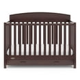 thumbnail image 4 of Graco Benton 5-in-1 Convertible Baby Crib with Drawer, Espresso, 4 of 11