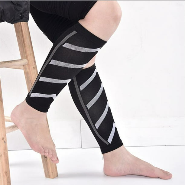3 Pairs Calf Compression Sleeves for Men And Women Football Leg Sleeve  Footless Compression Sock for Running Athlete Cycling