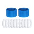 thumbnail image 2 of Kit de acoplamiento para filtro de agua de 28 mm para botella de agua con filtro roscado para senderismo con 10 arandelas, 2 of 9