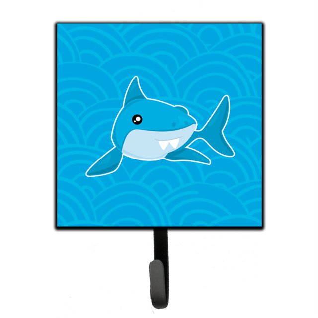 Gancho de pared Treasures Shark with Waves, pequeño, multicolor Caroline's Treasures BB6943SH4