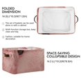 thumbnail image 3 of Pink Cute Bear Storage Bins Baskets With Handles Storage Box Clothes Organizer Organization Toys, 3 of 7
