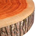 thumbnail image 3 of Decorative Round Throw Pillow, 15.75 Inch Stump Circle Seating Floor Cushion 3D Tree Wood Slice Chair Seat Cushion Ginkgo Tree Ring Pillow Stump Cushion for Home, Bedroom, Office Decor, 3 of 7