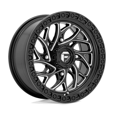 Fuel D741 Runner 24X7 4X156 13Et 110.2Cb Gloss Black Milled Wheel