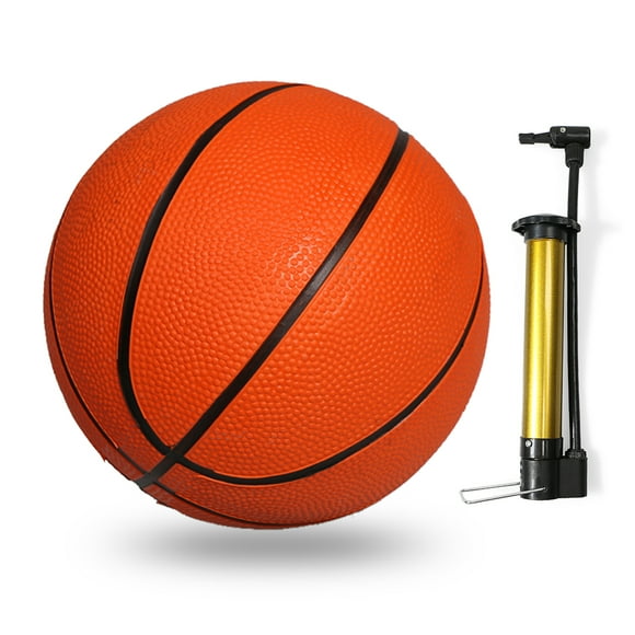 Yeacher Kids Mini Basketball Size 1 Indoor Outdoor Rubber Basketball with Inflation Pump