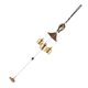 thumbnail image 3 of unbranded 1Ud Adorno Campana Metal Dorado Para Espacio Exterior Y Celebraciones, 3 of 7