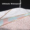 thumbnail image 2 of Extra Long Shower Curtain 72x84inch Length,Pink and White Marble Bathroom Shower Curtains Set with Hooks,Luxury Abstract Geometry Waterproof Fabric Bath Curtain, 2 of 6