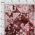 thumbnail image 2 of oneOone Viscose Chiffon Maroon Fabric Florals Sewing Craft Projects Fabric Prints By Yard 42 Inch Wide, 2 of 4