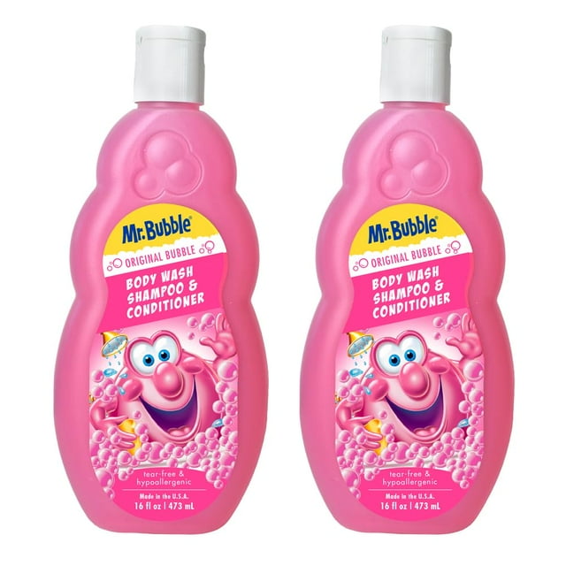 Champú, acondicionador y gel de baño Mr. Bubble Kids 480 ml x2