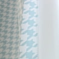 thumbnail image 3 of Quality Home Small Hound Stooth Room Darkening Curtains - Sky.Blue - 52" X 84" (Set Of 2 Panels), 3 of 4
