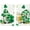 Gnome, variant on Gnomes Beer Clover Shamrock St. Patrick''s Day Kitchen Towels Dish Towels, 18x26 Inch Seasonal Holiday Decoration Hand Towels Set of 2