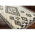 thumbnail image 3 of Hauteloom Minyama Wool Living Room, Bedroom Area Rug - Farmhouse - Black, Charcoal, Cream - 2' x 3', 3 of 6