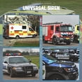 thumbnail image 3 of Sistema de megafonía BooYu, 9 tonos, 12 V, sirena policial, 3 of 7