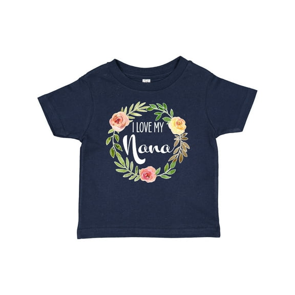 Inktastic I Love my Nana- flower circle Boys or Girls Baby T-Shirt