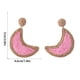 thumbnail image 4 of Pendientes colgantes en forma de luna Vintage Minnieouse Rosa claro 1 par, 4 of 6